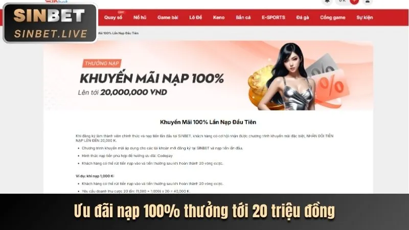 Thưởng Chào Mừng Slot Game luckywin chính thức